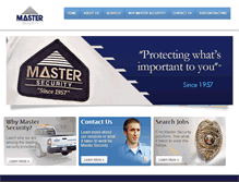 Tablet Screenshot of mastersecurity.us